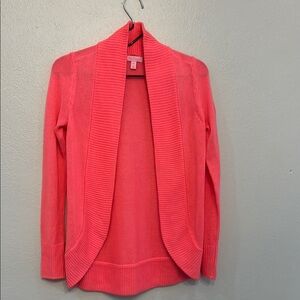 Lilly Pulitzer Bright Pink Knit Cardigan